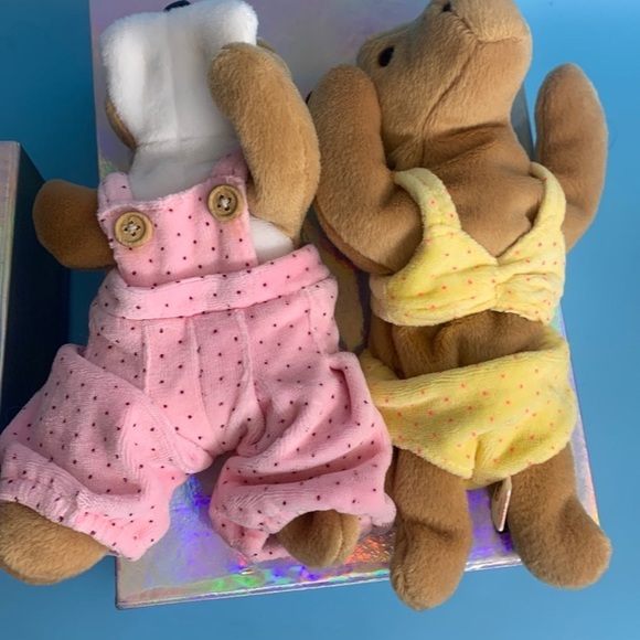 2 Ty Beanie Babies with clothes - Picture 2 of 10